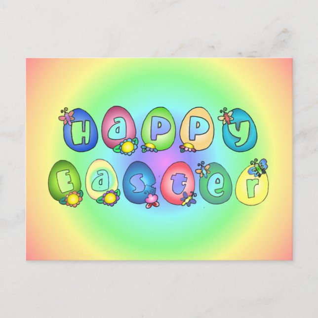 Cartes Pour Fêtes Annuelles happyeaster3 (Devant)