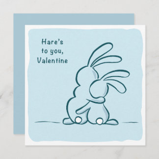 Cartes Pour Fêtes Annuelles Hare's to you - rabbit Valentine