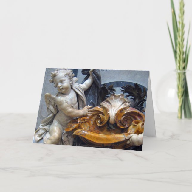 Cartes Pour Fêtes Annuelles Hark l'ange (Devant)