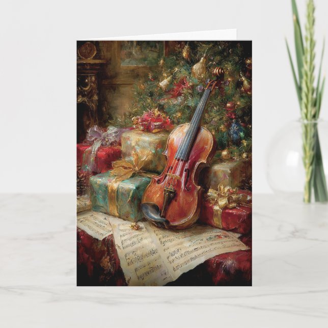 Cartes Pour Fêtes Annuelles Harmonie de Noël (Devant)