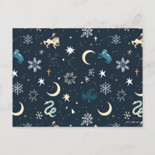 Cartes Pour Fêtes Annuelles Harry Potter Motif de constellation d'hiver