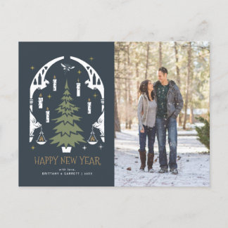 Cartes Pour Fêtes Annuelles HARRY POTTER™ Tree - Bonne année - Photo