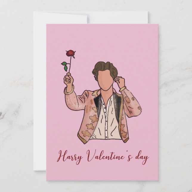 Cartes Pour Fêtes Annuelles Harry Valentines Day Card/ fangirls/pour fans/ hs (Devant)