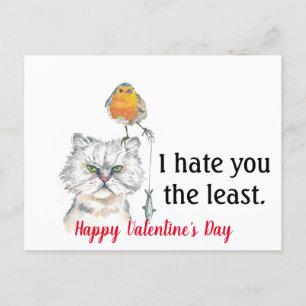 Cartes Pour Fêtes Annuelles Hate You the Least Funny