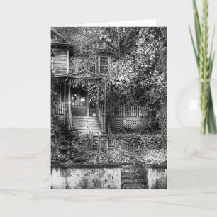 Cartes Pour Fêtes Annuelles Haunted - Abandonné