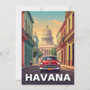 Cartes Pour Fêtes Annuelles Havane Cuba