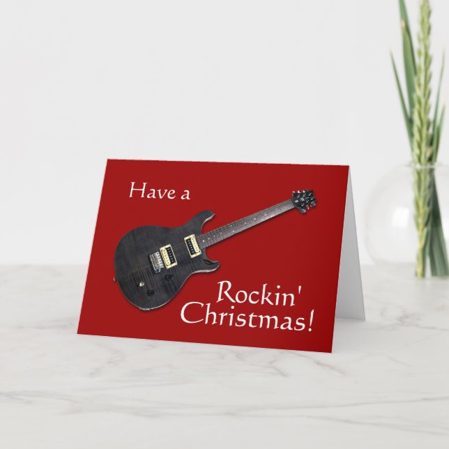 Cartes Pour Fêtes Annuelles Have a Rockin' Christmas ! (Devant)