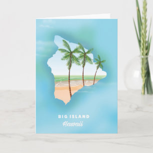 Cartes Pour Fêtes Annuelles Hawaï Grande île