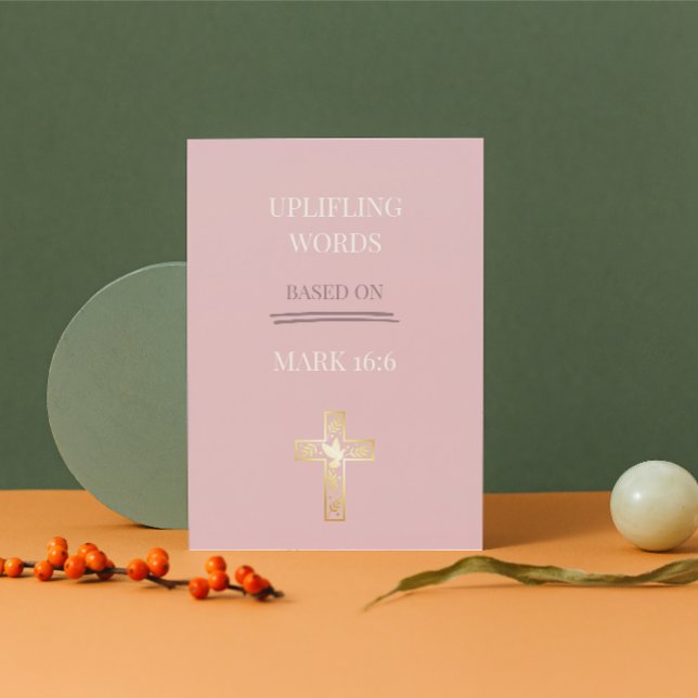 Cartes Pour Fêtes Annuelles He Is Alive – Christian Easter Reflection Card (Celebrate His Resurrection — A Card That Brings Hope)