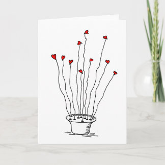 Cartes Pour Fêtes Annuelles Heart Daisys