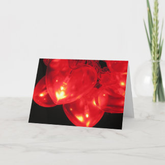 Cartes Pour Fêtes Annuelles Heart Light Card
