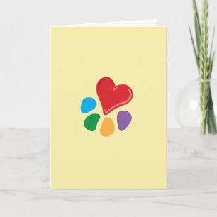 Cartes Pour Fêtes Annuelles Heart-Paw_"Tu fais sortir l'animal" Saint Valentin