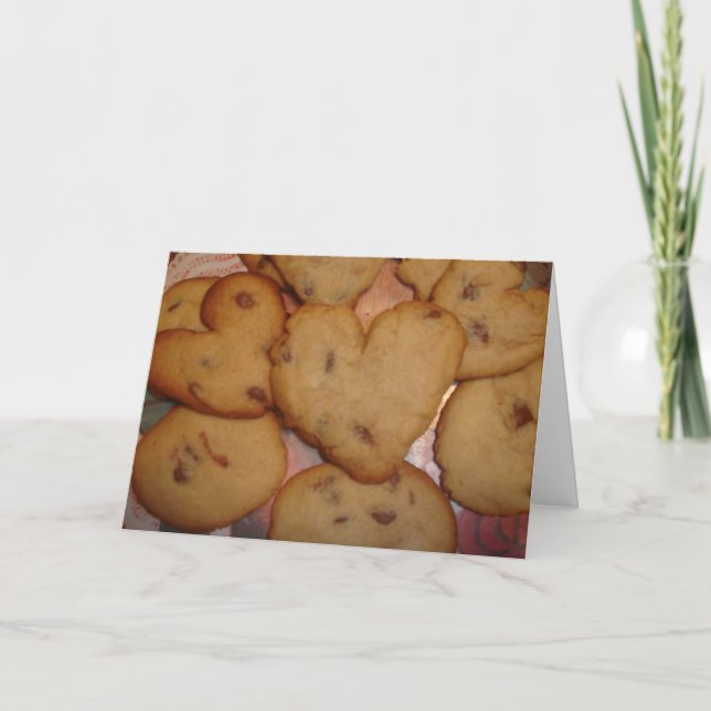 Cartes Pour Fêtes Annuelles Heart Shaped Cookies (Devant)