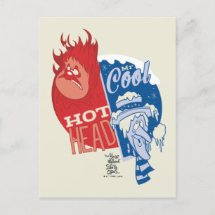 Cartes Pour Fêtes Annuelles Heat Miser Hot Head & Snow Miser M. Cool