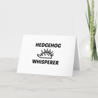 CARTES POUR FÊTES ANNUELLES HÉDGEHOG