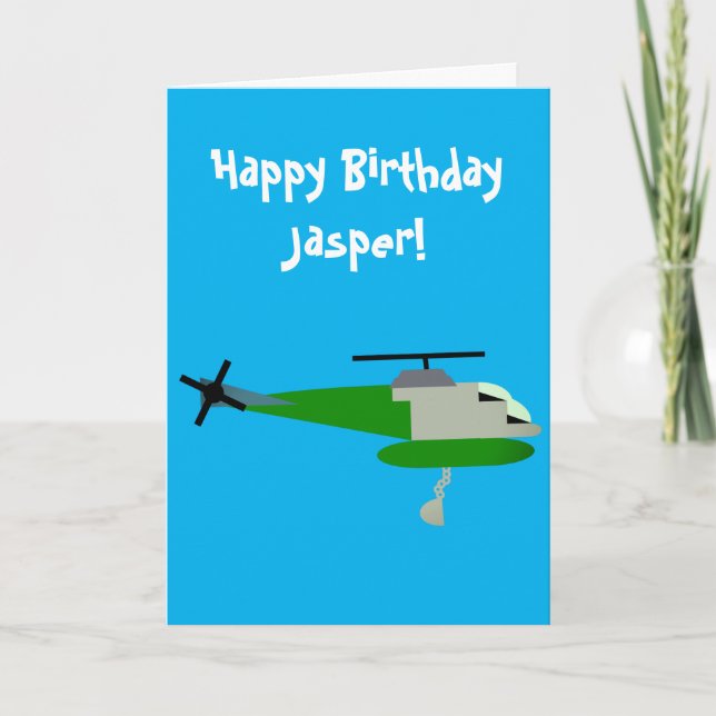 Cartes Pour Fêtes Annuelles Helitack (Devant)