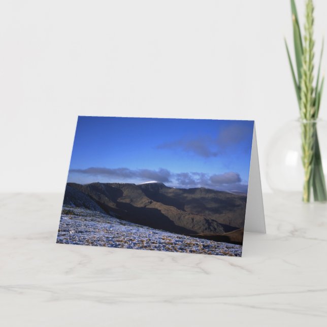 Cartes Pour Fêtes Annuelles Helvellyn Winter (Devant)
