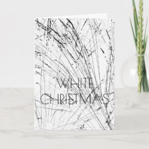 Cartes Pour Fêtes Annuelles Herbe D'Hiver En Neige