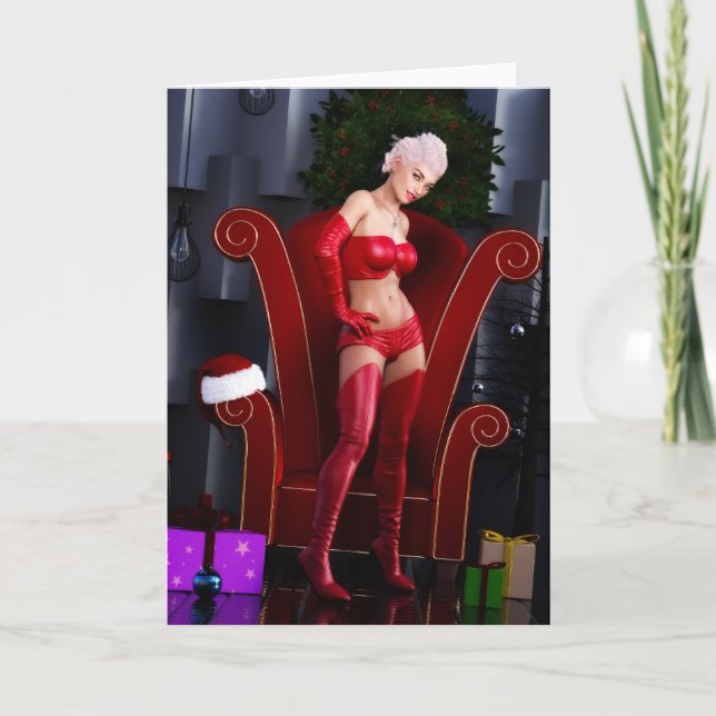 Cartes Pour Fêtes Annuelles Heure de Noël (Devant)