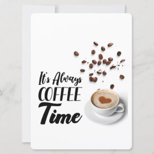 CARTES POUR FÊTES ANNUELLES HEURE DU CAFÉ