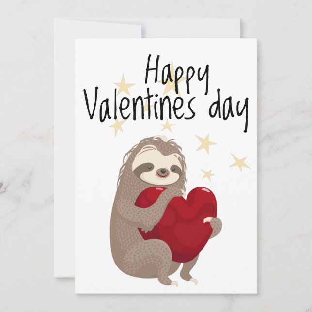 CARTES POUR FÊTES ANNUELLES HEUREUSE SAINTE-VALENTIN ! (Devant)