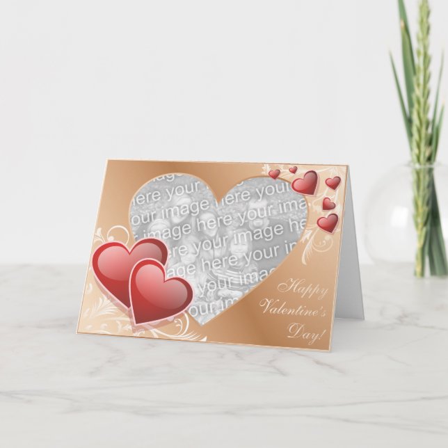 Cartes Pour Fêtes Annuelles Heureuse Sainte-Valentin (Devant)