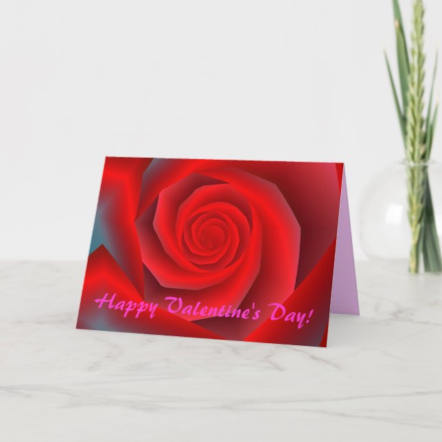 CARTES POUR FÊTES ANNUELLES HEUREUSE SAINTE-VALENTIN ! (Devant)