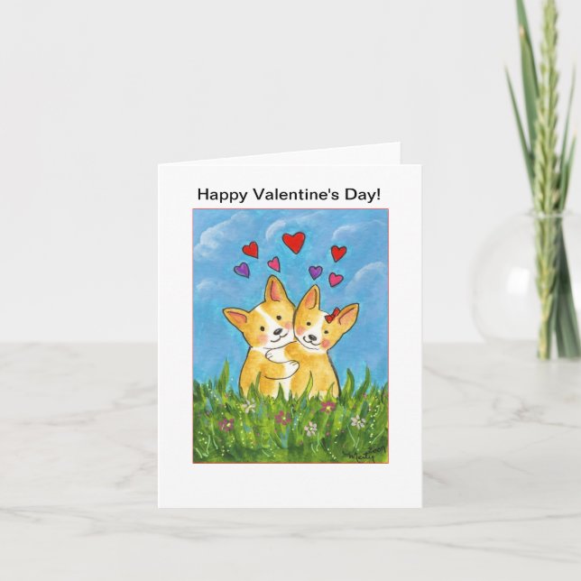 Cartes Pour Fêtes Annuelles Heureuse Sainte-Valentin ! (Devant)