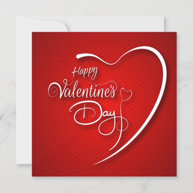 Cartes Pour Fêtes Annuelles Heureuse Sainte-Valentin (Devant)