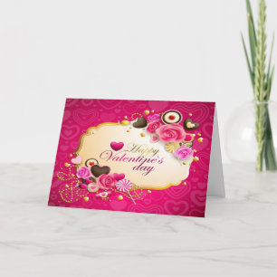 Cartes Pour Fêtes Annuelles Heureuse Sainte-Valentin