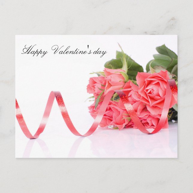 Cartes Pour Fêtes Annuelles Heureuse Sainte-Valentin (Devant)