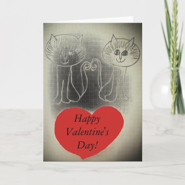 Cartes Pour Fêtes Annuelles Heureuse Sainte-Valentin ! (Devant)