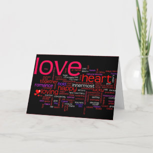 CARTES POUR FÊTES ANNUELLES HEUREUSE SAINTE-VALENTIN