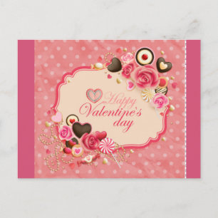 Cartes Pour Fêtes Annuelles Heureuse Sainte-Valentin !