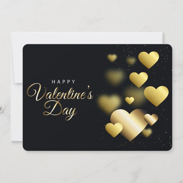 Cartes Pour Fêtes Annuelles Heureuse Sainte-Valentin (Devant)