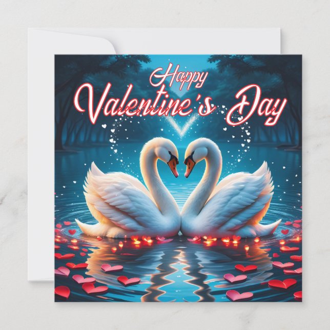 Cartes Pour Fêtes Annuelles Heureuse Sainte-Valentin (Devant)
