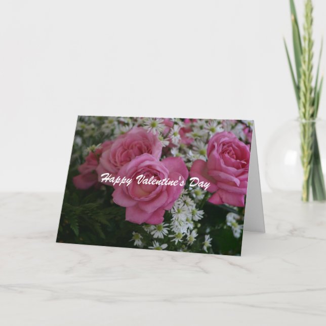 Cartes Pour Fêtes Annuelles Heureuse Sainte-Valentin (Devant)