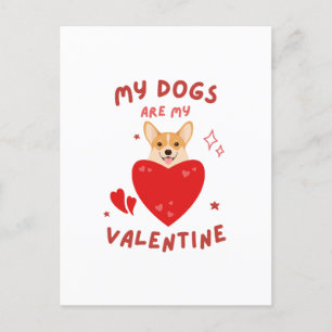Cartes Pour Fêtes Annuelles Heureuse Sainte-Valentin 2024 - Drôle Chiens De Lo