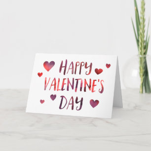 Cartes Pour Fêtes Annuelles heureuse Sainte-Valentin bokeh