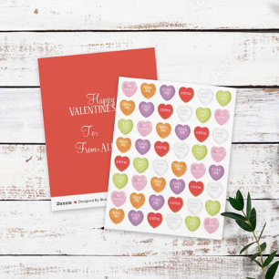 Cartes Pour Fêtes Annuelles Heureuse Sainte-Valentin Cute Kids Classroom