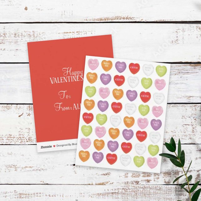 Cartes Pour Fêtes Annuelles Heureuse Sainte-Valentin Cute Kids Classroom (Créateur téléchargé)