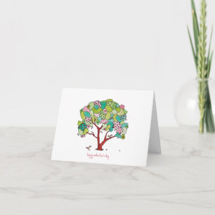 Cartes Pour Fêtes Annuelles Heureuse Sainte-Valentin de l'arbre cardiaque