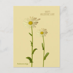 Cartes Pour Fêtes Annuelles Heureuse Sainte-Valentin - Fleur marguerite