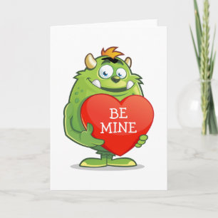Cartes Pour Fêtes Annuelles HEUREUSE SAINTE-VALENTIN I Love You Monster