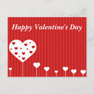 Cartes Pour Fêtes Annuelles Heureuse Sainte-Valentin Lovely Hearts Holiday Pos
