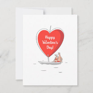 Cartes Pour Fêtes Annuelles Heureuse Sainte-Valentin Red Heart Amateurs de voi
