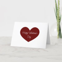 Heureuse Sainte-Valentin Red Heart Cute