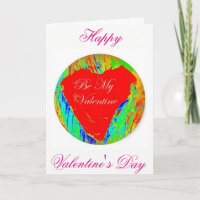 heureuse Sainte-Valentin rouge de coeur de roche