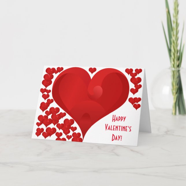 Cartes Pour Fêtes Annuelles Heureuse Sainte-Valentin Sweet Valentine Love Hear (Devant)