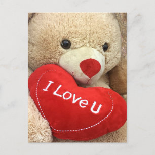 Cartes Pour Fêtes Annuelles Heureuse Sainte-Valentin Teddy Bear